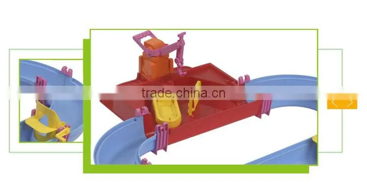 New plastic water track toy kids play water games equipment