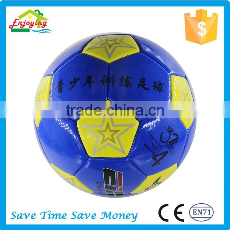 Bright Colored Shiny Normal Size Indoor Outdoor Futsal Ball Soccer Ball