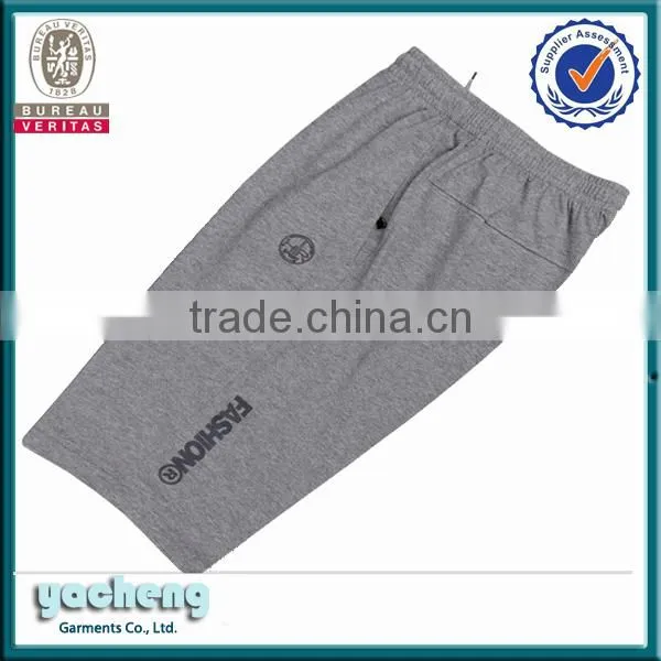 Cheap sport pants wholesale 100% cotton sport short pants Custom mens apparel quality yoga pants men jogger pants man pants