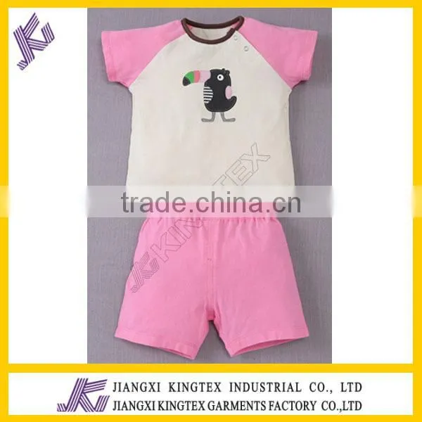 girl's short 2pcs suit,kid's cloth,kid's 2pcs set