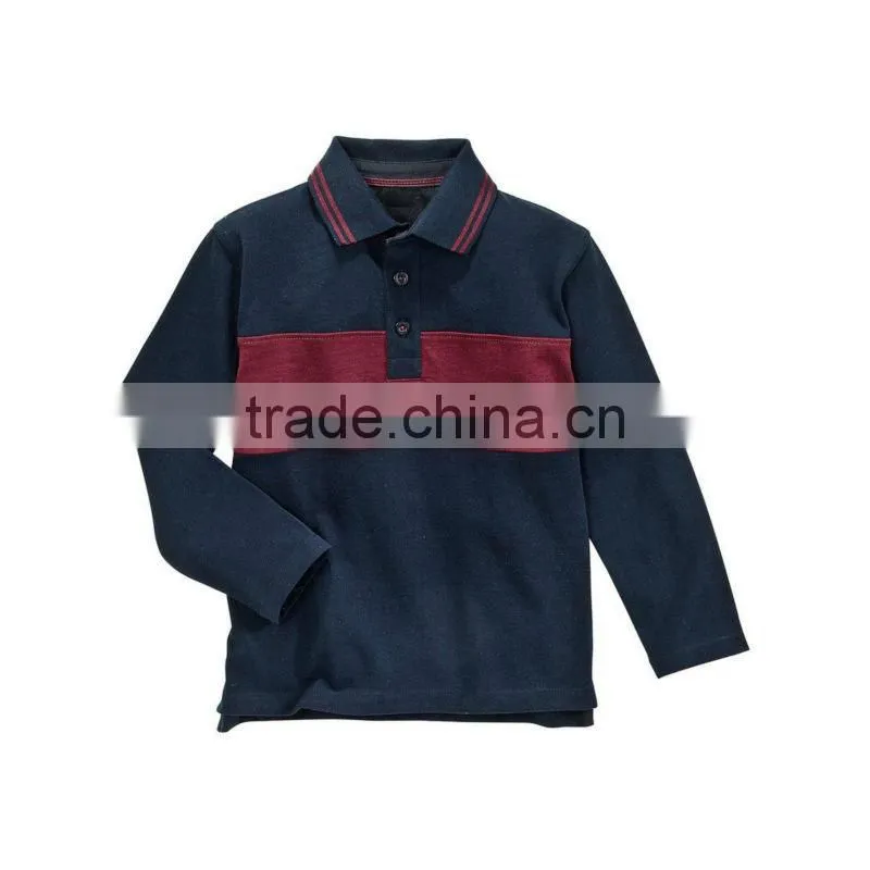 Cut & sew rugby polo for Boys