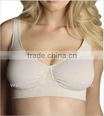 hot sell ladies seamless sport genie bra