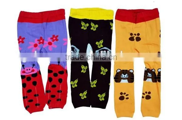 Cute Jacquard Fancy Design Baby Cotton Tights Baby Girl Pantyhose