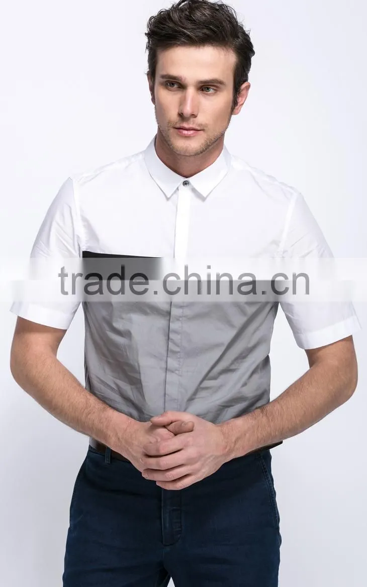 men fashion shirt short sleeve men shirts mixed colors