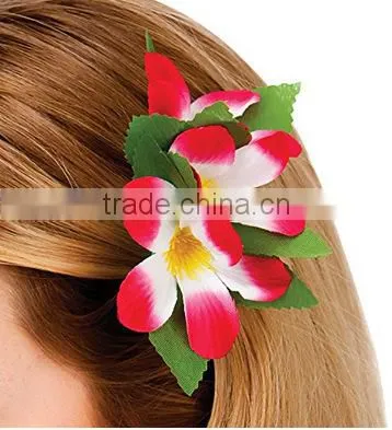 Hawaii Flower Necklaces Hula Lei Garland For Party Dance Plumeria Flower lei Leaf Shape