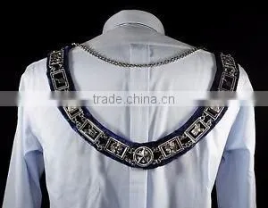 masonic regalia shrine chain collar two symbols