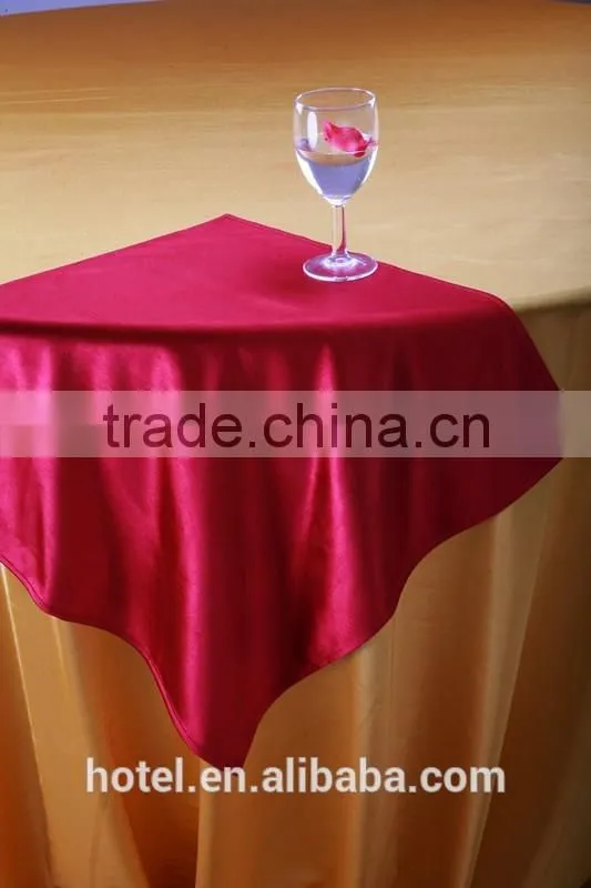 high quality cotton table napkins and polyester buffet table cloth