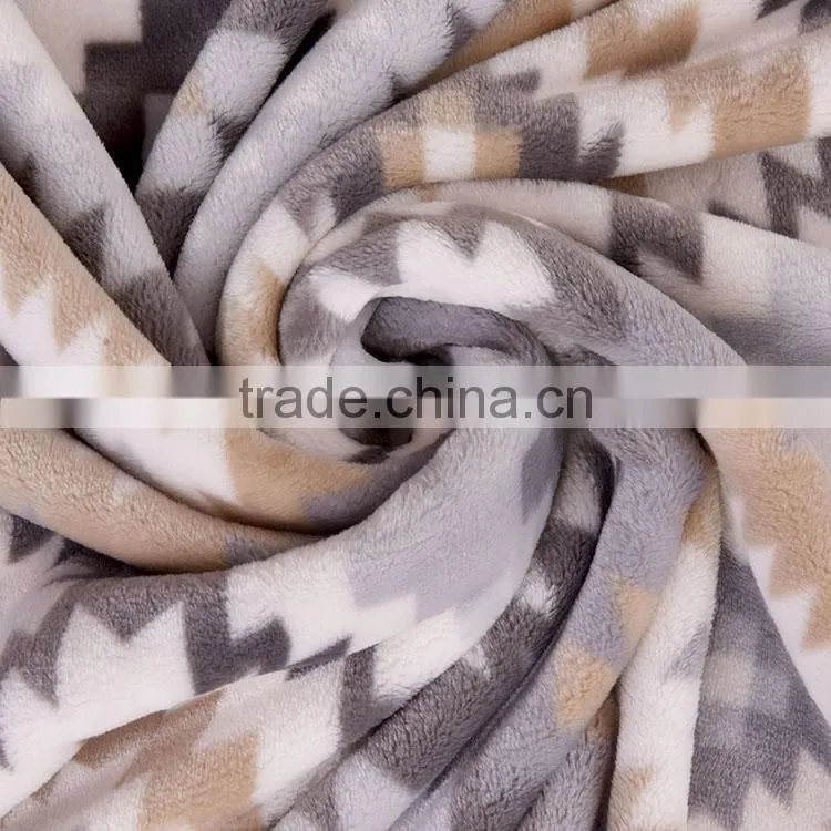 new design 100% polyester super soft printed flannel blanket for gift