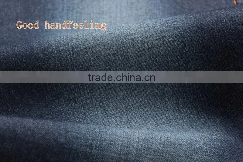 High quality best price cotton polyester stretch slub bull denim fabric for girls' jeans and shorts