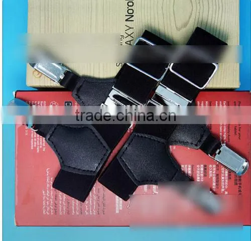 New 1 Pair Suspender Double Grip Clip Men's Sock Garters Adjustable Elastic
