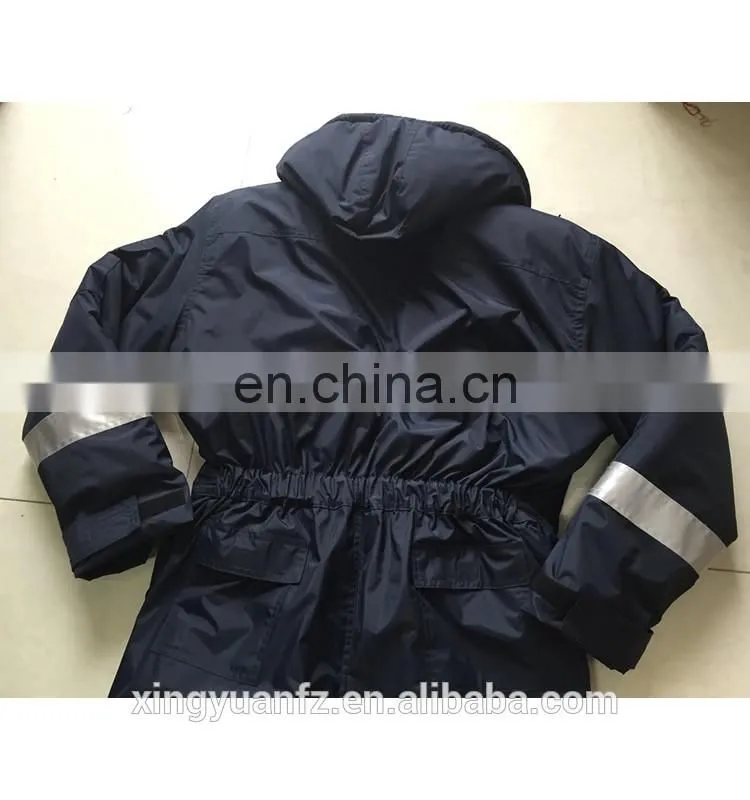 High quality FR Cold Resistant Freezer Winter Coverall with reflector
