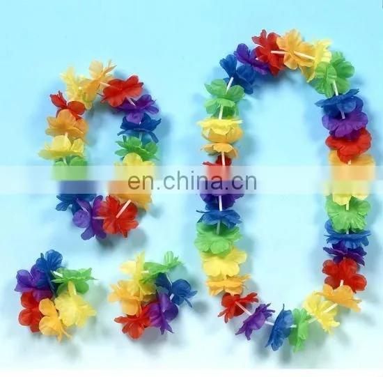 hot sell led light hawaii lei necklace