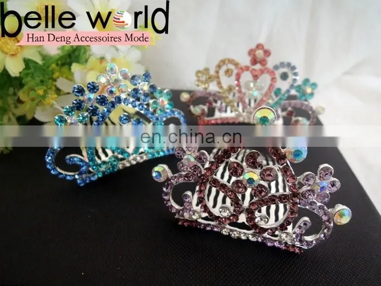 Wedding Rhinestone Tiara Wedding Hair Comb Clip