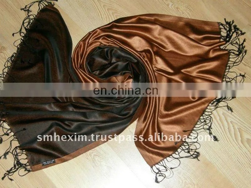 100% Silk double sided shawls 2015
