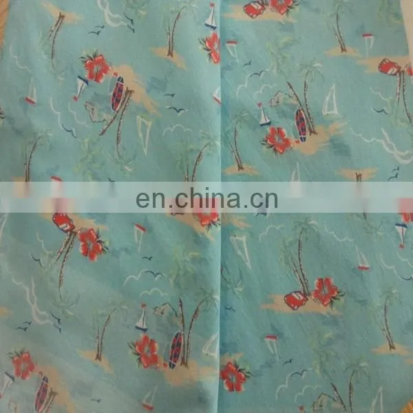 digital printed fabric on polyester cotton fabric