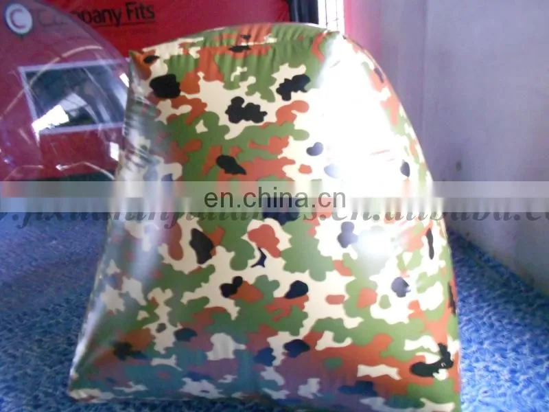 hot sale pvc inflatable paintball bunkers/inflatable paintball arena