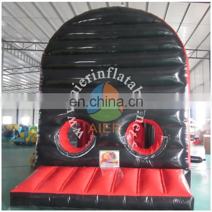 Red & Black inflatable Obstacle Course