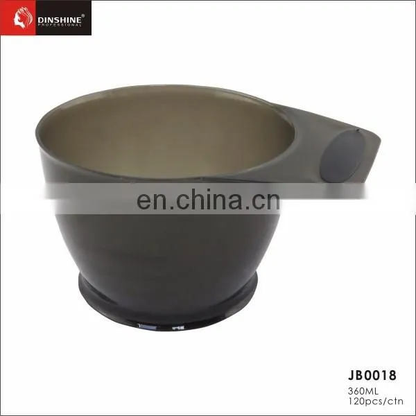 hot sale 350ML Hair Coloring Bowls Hair Dye Professional bowls with rubber stand