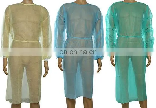 Nonwoven Waterproof OEM Custom Protective Isolation Gown