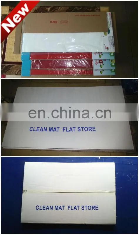 Disposable bule/white sticky mat for house use