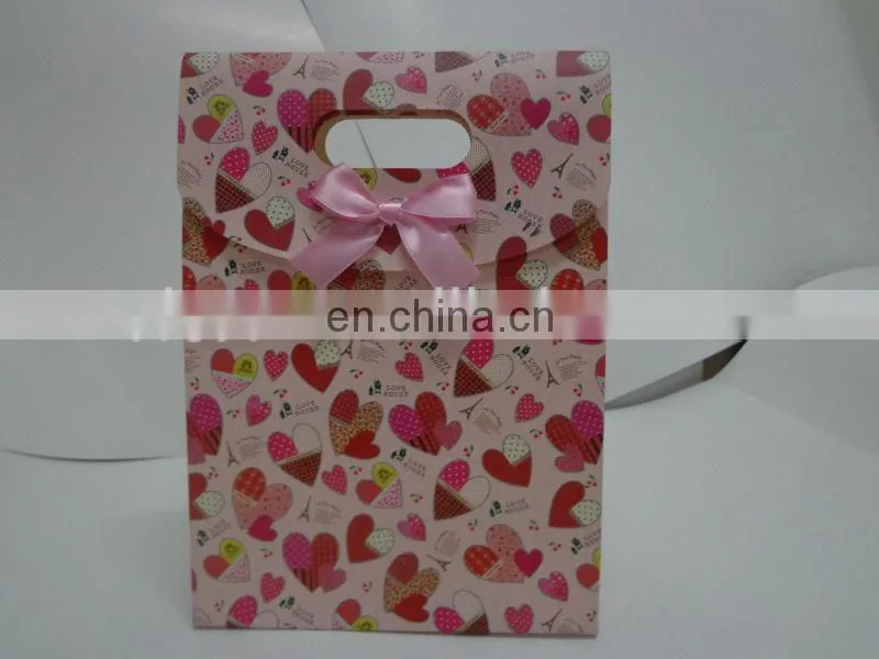 promotional customized printing coated paper gift bags