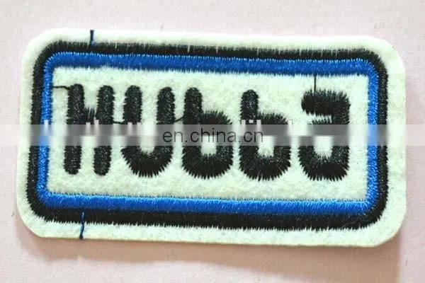 High grade custom woven labels for clothing,center folded woven label