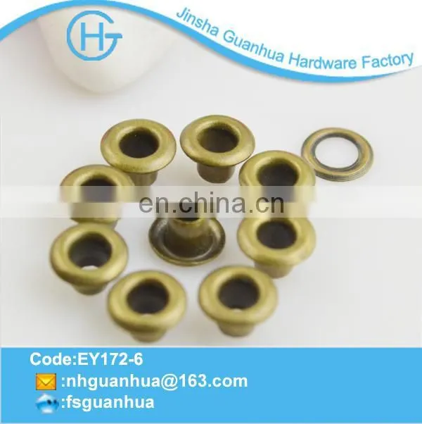 Manufactory price red copper eyelet in Guanhua for shoes