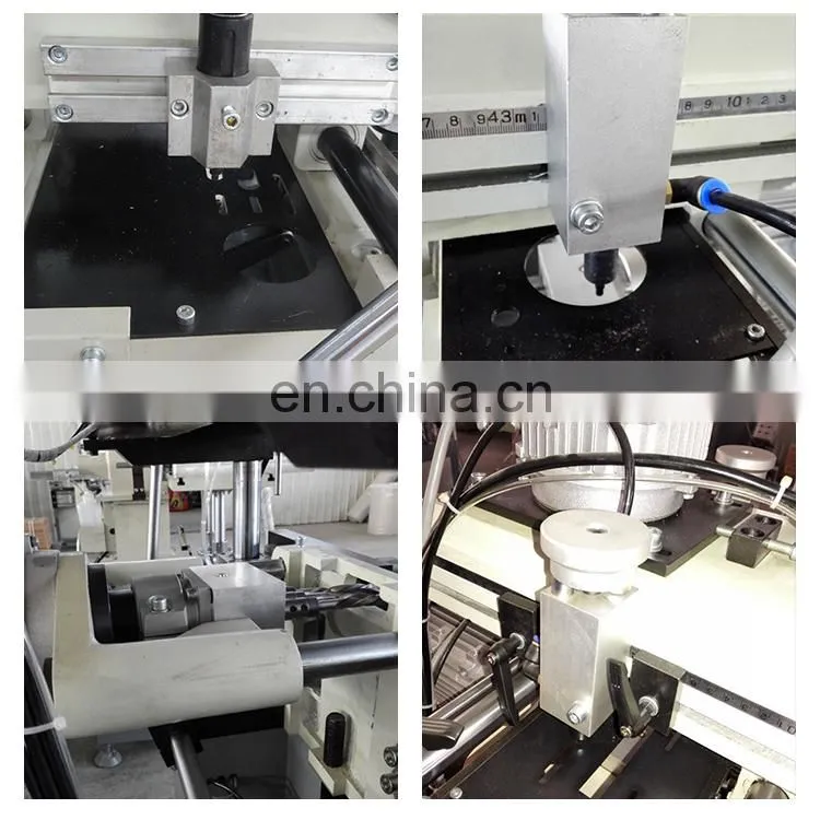 upvc Aluminum windows making machine single head Drilling and Milling copy router milling machine
