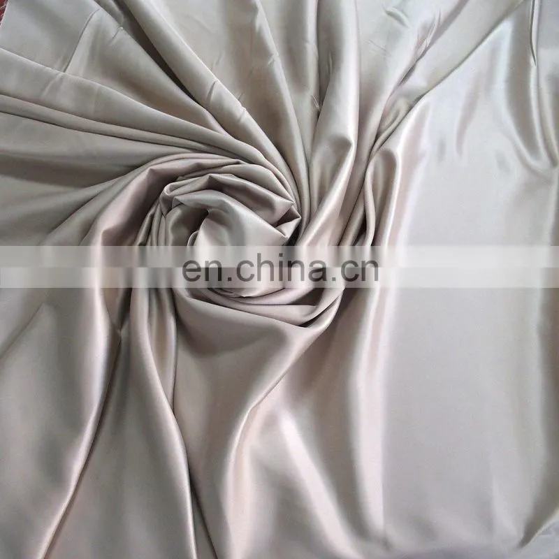 Chinese hot sale 100% polyester heavy satin for dresses