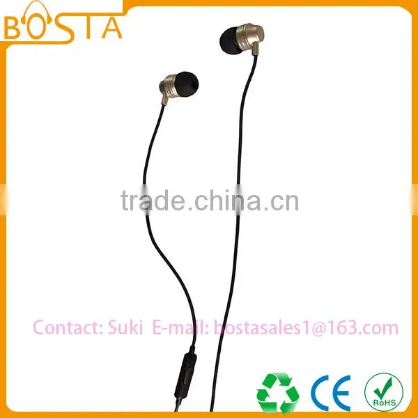March madness sales in season hot stylish music hifi gold polishing earphones