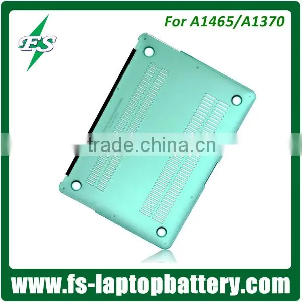 Sea blue crystal case cover for Macbook 11" rubber laptop case for Macbook 12" protective case cover