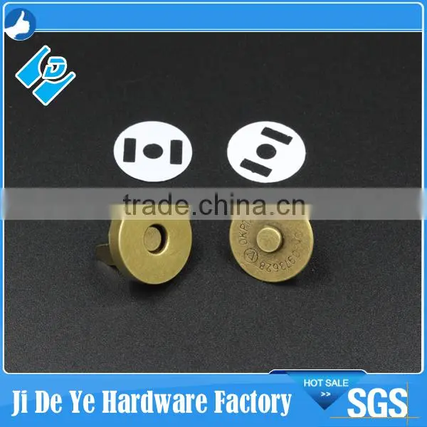 fashion purse for woman magnetic buttons for leather travel bag super strong magnet for bag snap fastener