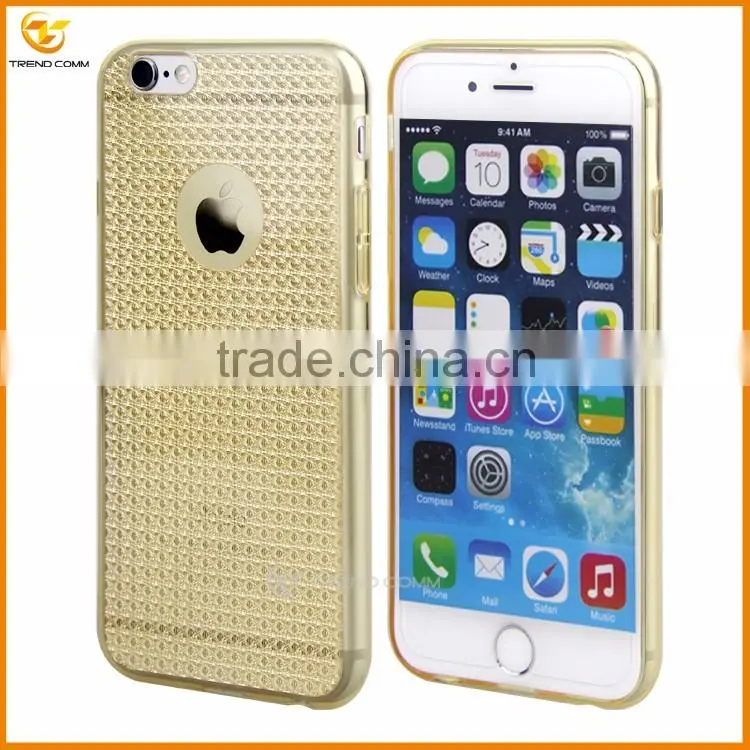 new products 2016 electroplating plating slim tpu case for iphone 6