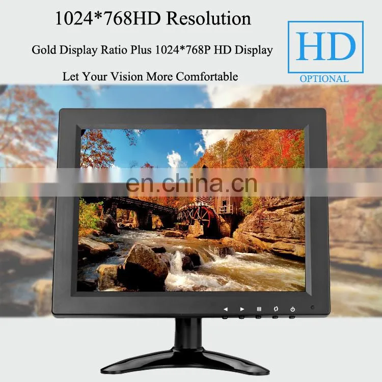 10 inch IPS metal case HD LED/LCD computer monitor