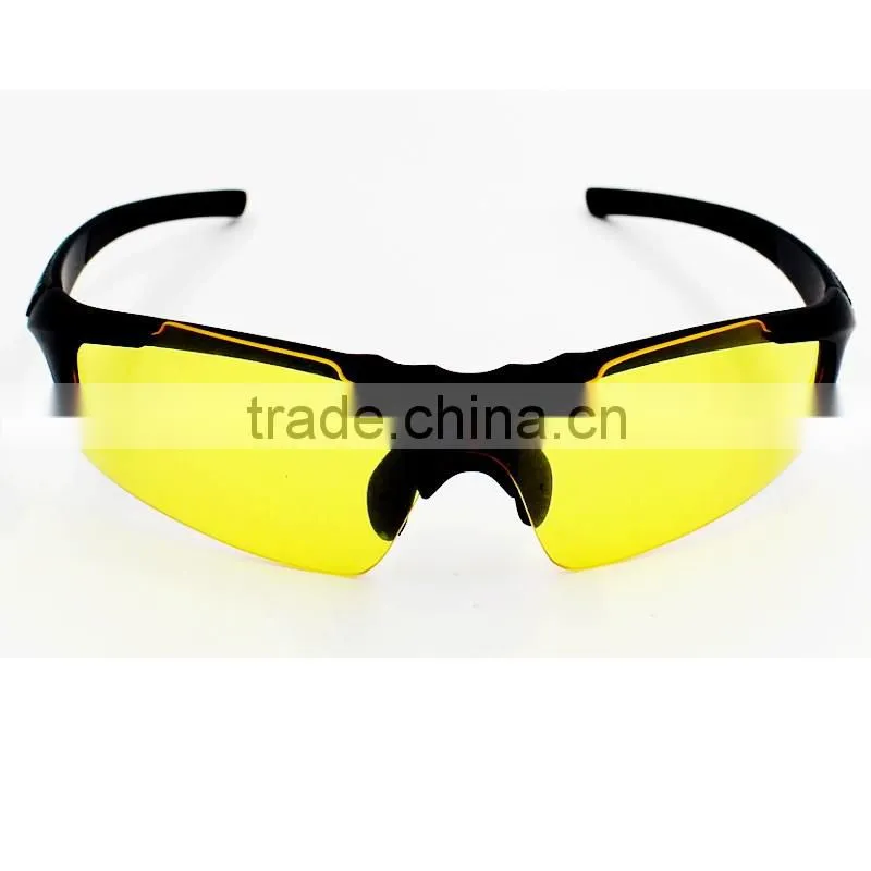 Flexible frame high light transmission HD yellow driving glasses sunglasses