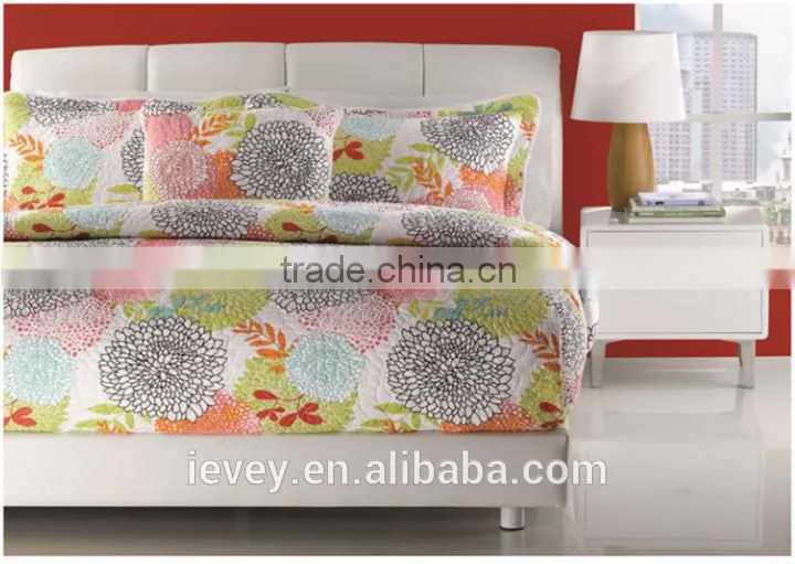China factory cotton fancy design high quality best price romantic bedspread