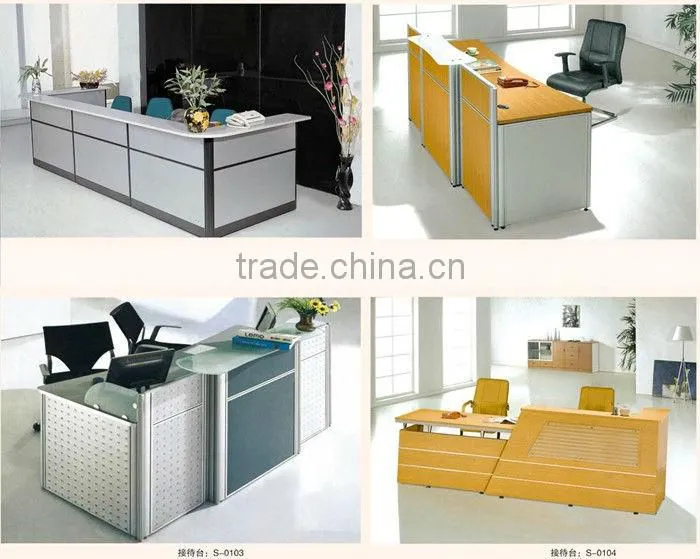 Cheap prices modern wood reception desk S-0101