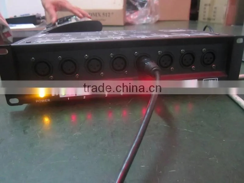 8 heads DMX control professional signal-frequency amplifier