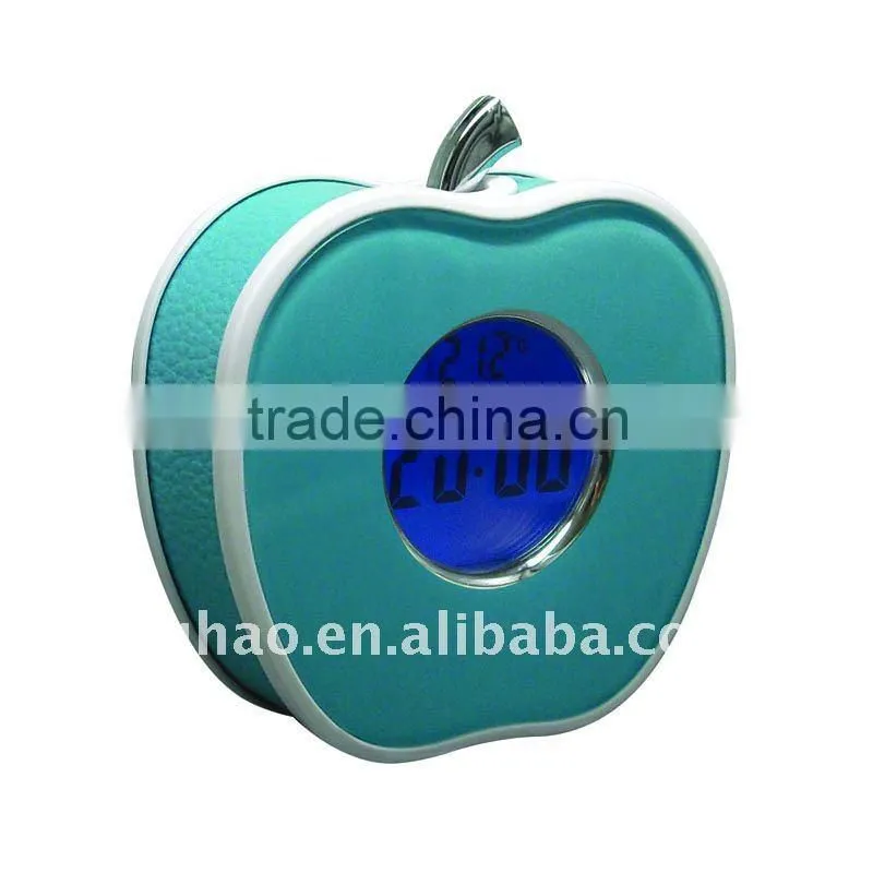YGH351 talking clock ,apple shaped
