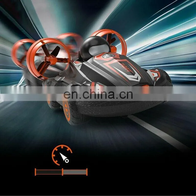 Hot JJRC Q86 2.4G 2 IN 1 Amphibious Drift Car Remote Control Hovercraft Speed Boat RC Stunt Car for Kid Boys Christmas Toys