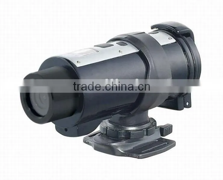 Waterproof case 720hd 120 degree wide view angle sports camera