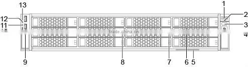 Original Quidway HUAWEI 2U rack server RH2288H V3 with GE ports