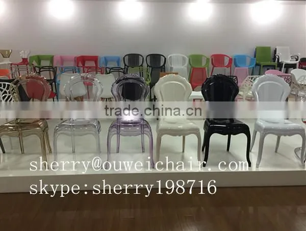 crystal clear wedding chair