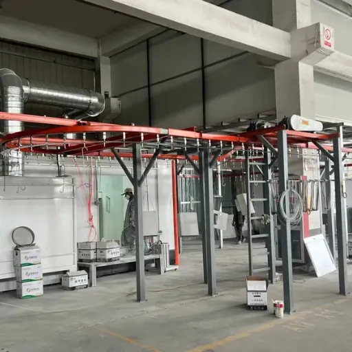 automatic powder coating line