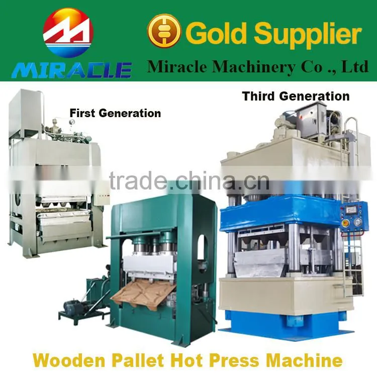 Automatic wooden pallet making machine with touch screen controller wood molding pallet machines