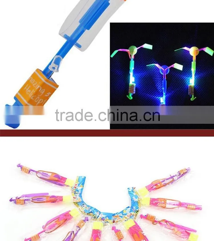 Custom Design Party Decoration Light Up Toys Led Helicopter Toys