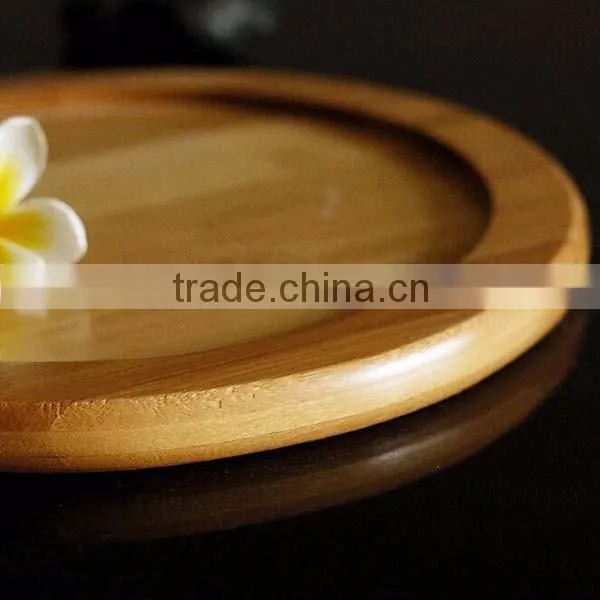 Bamboo cutting board Wood Pizza Peel / Cutting Board / Serving Tray round pizza cutting board