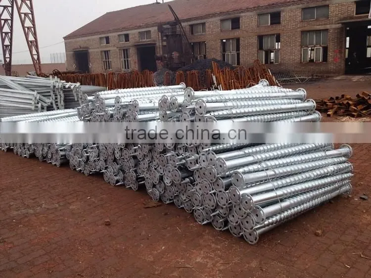 ground screw pile/solar ground screw/solar ground anchor