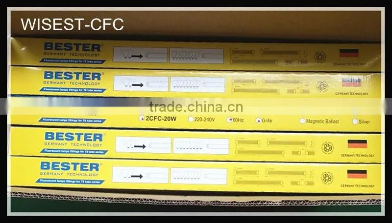 SAA CE ROHS T8 double tube fluorescent light fixture plastic cover t8 2x36w