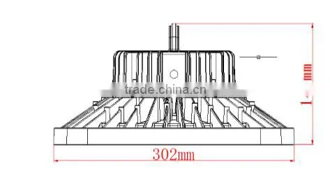 Energy saving LED high bay light fixture for gas station